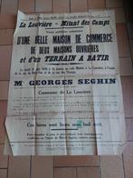 Ancienne affiche 1939, Ophalen, Zo goed als nieuw