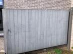 Hardhouten tuinpoort, Tuin en Terras, 150 tot 200 cm, Gebruikt, Hout, 200 cm of meer