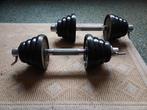 halters voor gewichtheffen, Sport en Fitness, Fitnessmaterialen, Ophalen, Zo goed als nieuw, Armen, Halterset
