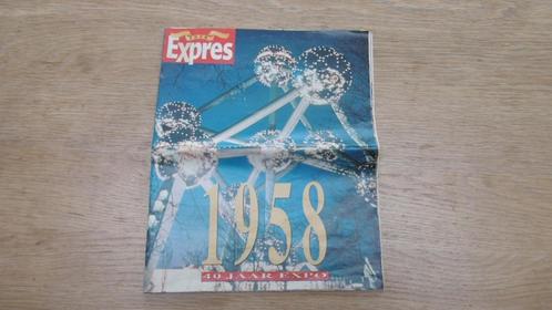 1958 ,40 jaar expo door tijdschrift Expres, Verzamelen, Tijdschriften, Kranten en Knipsels, Tijdschrift, Ophalen of Verzenden