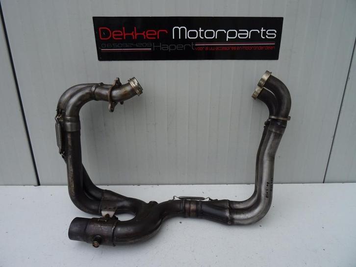 Uitlaatbochten / Spruitstuk Aprilia RSV4 / Factory 2009-2014, Motoren, Onderdelen | Overige, Gebruikt, Ophalen of Verzenden