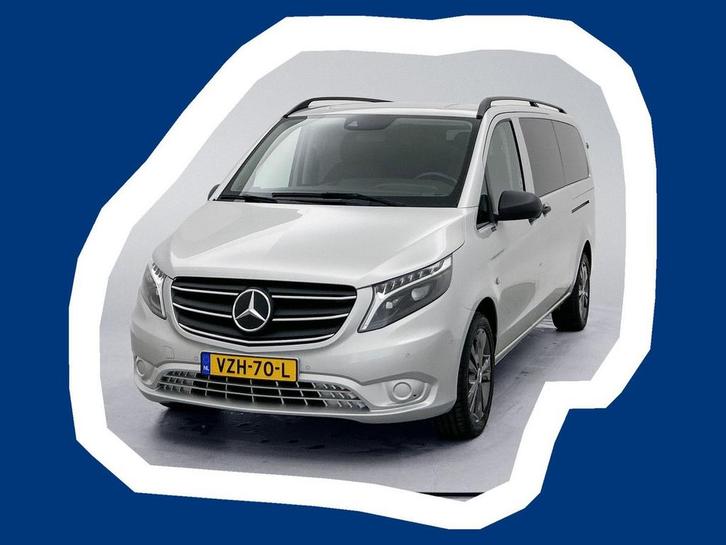 Mercedes-Benz Vito 114 CDI L3 Dubbele Cabine Led DC Trekhaak, Auto's, Bestelwagens en Lichte vracht, Bedrijf, ABS, Centrale vergrendeling