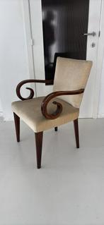Imposante Art deco bridgestoel, Huis en Inrichting, Stoelen, Ophalen, Zo goed als nieuw