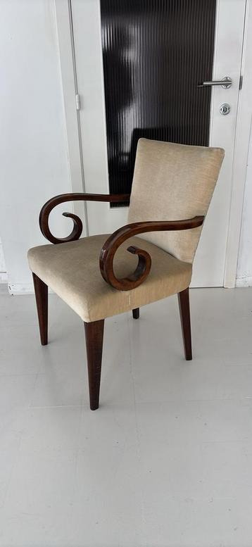 Imposante Art deco bridgestoel beschikbaar voor biedingen