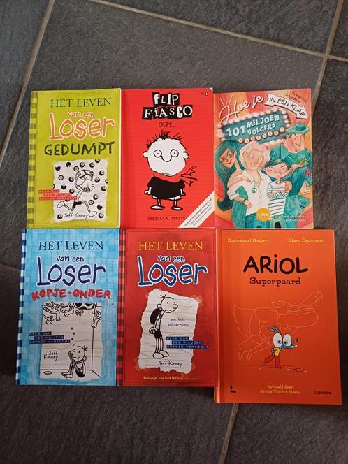 Het leven van een loser 3x - Ariol - Flip Fiasco gratis boek, Boeken, Kinderboeken | Jeugd | 10 tot 12 jaar, Zo goed als nieuw
