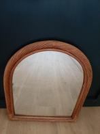 Rotan spiegel, Maison & Meubles, Accessoires pour la Maison | Miroirs, Comme neuf, Enlèvement, Moins de 100 cm, 50 à 75 cm