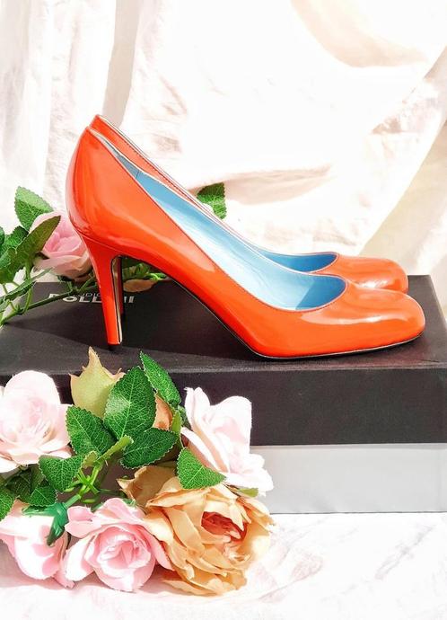 Escarpins  🍒CRÉATEUR Pollini cuir🍒(Fabrication  italienne), Vêtements | Femmes, Chaussures, Neuf, Escarpins, Orange, Enlèvement ou Envoi