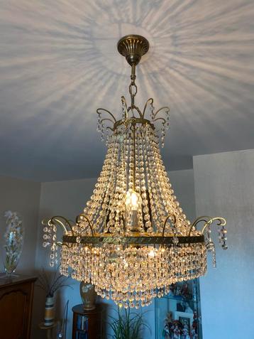 Kristallen luster diameter 55cm beschikbaar voor biedingen
