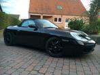 Porsche boxster 2500cc, 1997, 228000 km, zwart metalic, Auto's, 2500 cc, Achterwielaandrijving, Cabriolet, Zwart