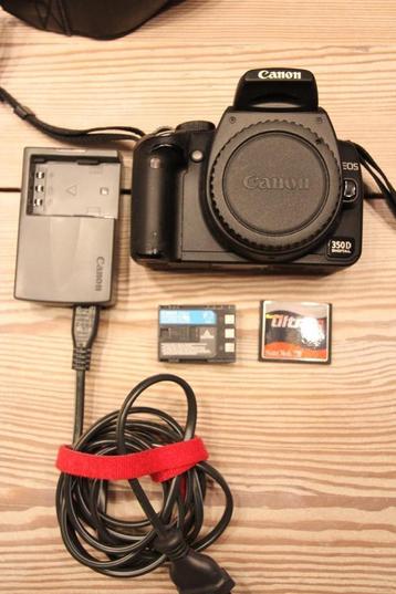 Canon EOS 350D-camera zonder lens