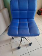 Fauteuil de bureau bleu, Bleu, Chaise de bureau, Enlèvement, Utilisé