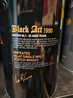Ongeopende fles Bruichladdich black art 1990 70cl, Verzamelen, Wijnen, Ophalen of Verzenden, Zo goed als nieuw