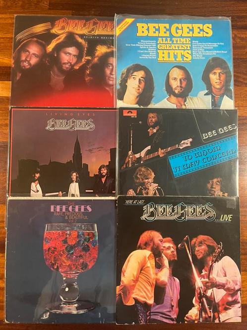 BEE GEES 6 originele 33 rpm vinyl lp album records, Cd's en Dvd's, Vinyl | R&B en Soul, Gebruikt, Ophalen of Verzenden