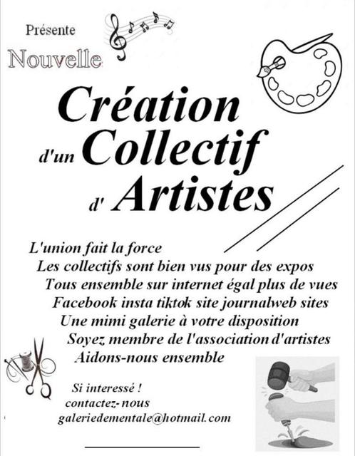 Création d'un collectif artiste, Antiek en Kunst, Kunst | Overige Kunst, Ophalen of Verzenden