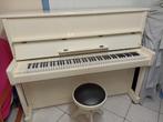 Piano blanc Van Urk, Muziek en Instrumenten, Piano's, Ophalen, Gebruikt, Wit, Piano