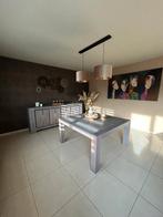 Salle à manger en bois massif, Maison & Meubles, Salles à manger complètes, Enlèvement, Comme neuf, Intemporel / contemporain