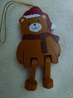 Ours de décoration de Noël avec jambes mobiles RUSS avec bou, Enlèvement ou Envoi, Neuf