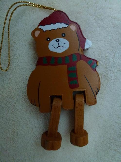 Ours de décoration de Noël avec jambes mobiles RUSS avec bou, Divers, Noël, Neuf, Enlèvement ou Envoi