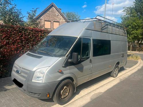 Pour Transit 2.2 diesel 2015, cabine double, Airco Navi, Autos, Ford, Particulier, Transit, Attache-remorque, Diesel, Euro 5, Enlèvement