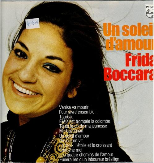 lp   /  Frida Boccara – Un Soleil D'Amour, CD & DVD, Vinyles | Autres Vinyles, Enlèvement ou Envoi