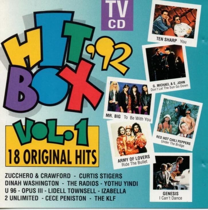 Hitbox '92 Vol.1 | 5099747188329 | B19, Cd's en Dvd's, Cd's | Verzamelalbums, Gebruikt, Pop, Ophalen of Verzenden