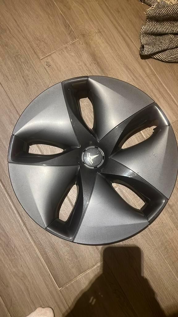 3 Tesla wieldoppen, Autos : Divers, Enjoliveurs, Comme neuf, Enlèvement