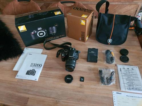 Nikon D3200 vr2 nikor 18/55 hdmi 24mp + extra's, Audio, Tv en Foto, Fotocamera's Digitaal, Zo goed als nieuw, Spiegelreflex, Nikon