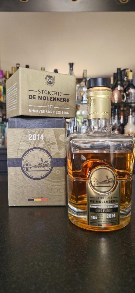 Gouden Carolus Gold Fusion Whisky 2014 1st Anniversary, Verzamelen, Biermerken, Zo goed als nieuw, Flesje(s), Overige merken, Ophalen of Verzenden