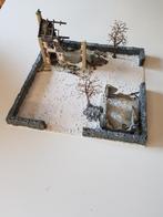 terrein stuk voor tabletop games 28mm 1/56 winterlandschap, Ophalen of Verzenden, Zo goed als nieuw