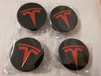 4 x 56 mm Tesla velgen naafdoppen/center caps, Auto-onderdelen, Ophalen of Verzenden, Nieuw, Amerikaanse onderdelen