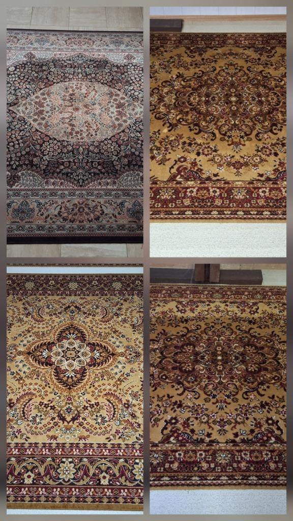 5x groot tapijt in zuivere wol, Huis en Inrichting, Stoffering | Tapijten en Vloerkleden, Gebruikt, Rechthoekig, Beige, Bruin