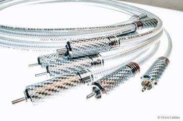 'The Crystal Clear' Lo-cap55 RCA interlinks van Chris Cables
