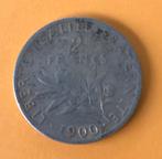 Zilverzaaier 1900 (jaar + zeldzaam), Postzegels en Munten, Munten | Europa | Niet-Euromunten, Frankrijk, Zilver, Losse munt