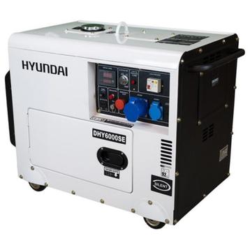 Hyundai stroomgenerator DHY6000SE disponible aux enchères