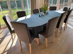 10 eetkamerstoelen, Huis en Inrichting, Ophalen, Zo goed als nieuw, Grijs, Hout
