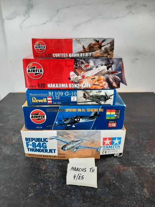 5 verschillende vliegtuig modellen, Hobby en Vrije tijd, Modelbouw | Vliegtuigen en Helikopters, Gebruikt, Vliegtuig, Ophalen of Verzenden