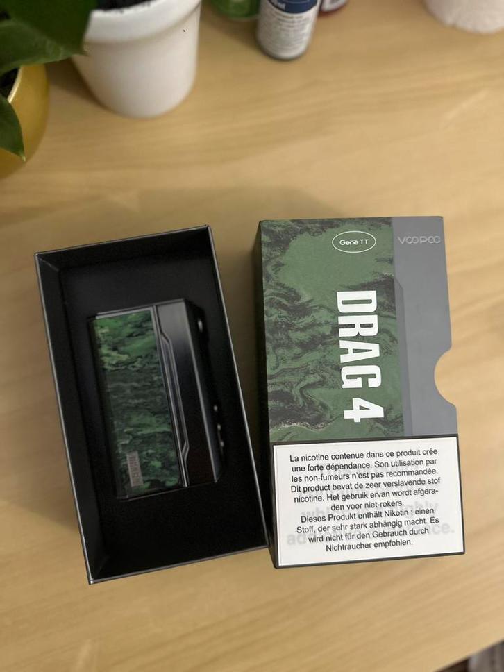 Cigarettes électroniques voopoo drag 4, Télécoms, Téléphonie mobile | Samsung, Comme neuf, Enlèvement ou Envoi