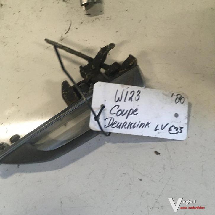 Mercedes W123 1980  Greep Klink Linksvoor, Auto-onderdelen, Carrosserie, Deur, Gebruikt, Ophalen of Verzenden