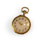 Gouden zakhorloge Montre De Col - Unisex - 1850-1900, Handtassen en Accessoires, Horloges | Heren, Overige merken, Goud, Zo goed als nieuw