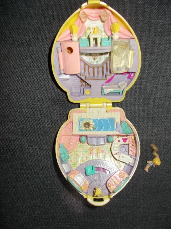 Polly Pocket 1995 Stylin' Salon Happenin' Hair Vintage, Kinderen en Baby's, Speelgoed | Poppenhuizen, Ophalen of Verzenden