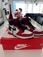 Nike Air Jordan 1 Satin Red, Kleding | Heren, Wit, Nike, Ophalen of Verzenden, Sneakers