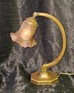 Oude antieke Art Nouveau Art Deco tafellamp brons bakeliet, Antiek en Kunst, Ophalen