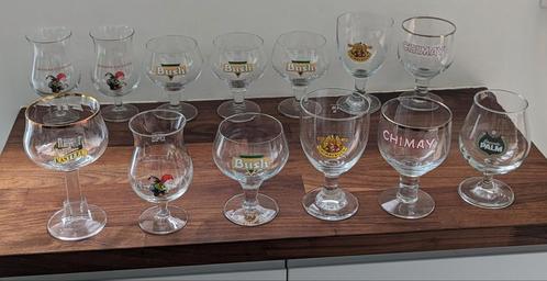 Bierglazen, Verzamelen, Biermerken, Gebruikt, Glas of Glazen, Overige merken, Ophalen of Verzenden