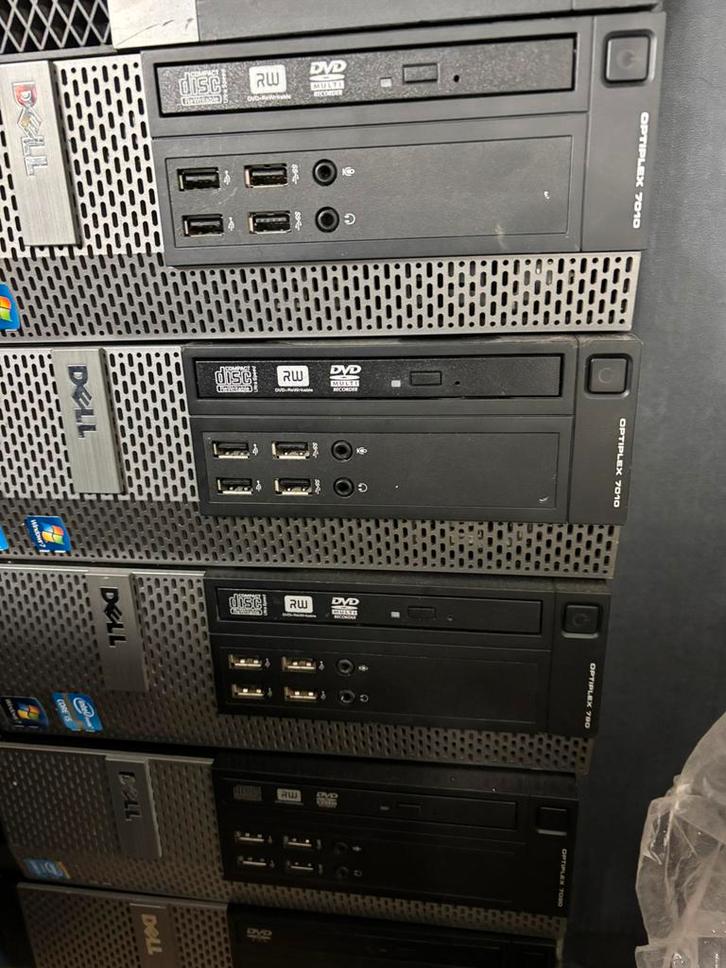 Diverse dell optiplex pcs, Informatique & Logiciels, Ordinateurs de bureau, Utilisé, HDD, Enlèvement
