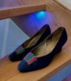chaussure bleue à talon, Ophalen, Gedragen, Blauw, Overige typen