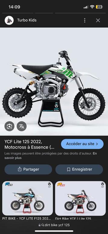 Dirt bike ycf beschikbaar voor biedingen