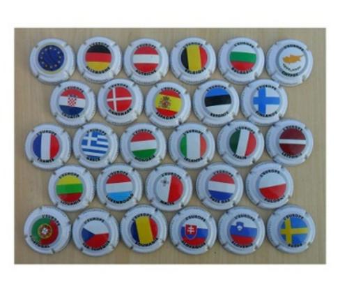Champagne capsules - Generieken EU landen Europa (G C131 1), Verzamelen, Complete verzamelingen en Collecties, Verzenden