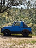 Mooie Oldtime Suzuki Jeep, Auto's, Voorwielaandrijving, Zwart, 4 cilinders, Cabriolet