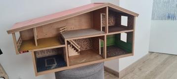 Hanse of Scandinavia vintage poppenhuis te renoveren beschikbaar voor biedingen