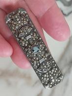 Art deco Broche in zilver, Ophalen of Verzenden, Zilver, Broche